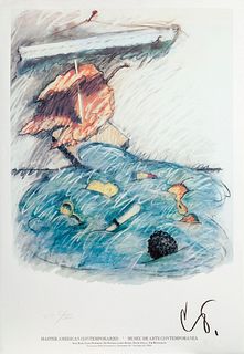 Claes Oldenburg, Leaf Boat: Storm In the Studio, Museum of Contemporary Art, Sao Paolo, Lithograph