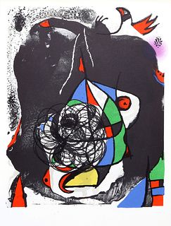 Joan Miro, Les Revolutions Sceniques du XXe Siecle - II, Lithograph