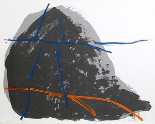 Raymond Parker, Untitled 12, Screenprint with Hand-Coloring