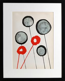Alexander Calder, Lollipops from Derriere Le Miroir, Lithograph