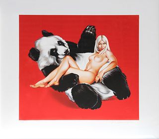 Mel Ramos, Giant Panda, Lithograph