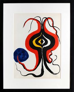 Alexander Calder, The Onion from Derriere Le Miroir, Lithograph