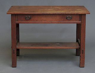 L & J G Stickley Library Table