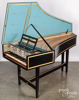 Nelson Fontneau custom built harpsichord, 1973