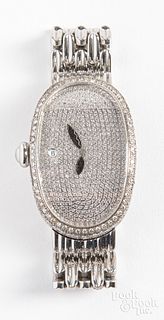 Grimoldi diamond encrusted wristwatch.