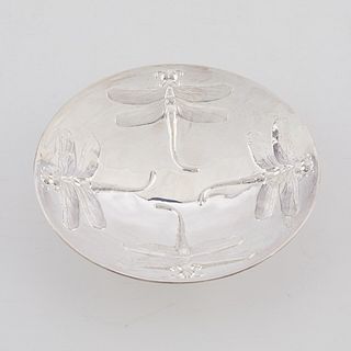 Christofle Silverplate Dragonfly Dish