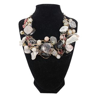 Fabulous Handmade Ladies Semi Precious Necklace