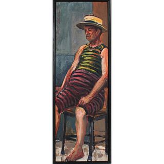 Ben Abril (1923-1998) American, Oil/Canvas