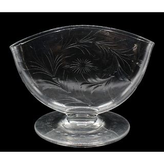Steuben Marguerite Pattern Pedestal Vase / Bowl