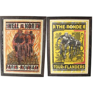 Brian Opsal (American 20th/21st C) Bicycle Posters