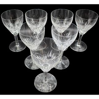 Set (7) Royal Leerdam Crystal Wine Glasses