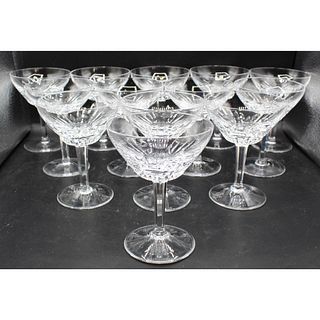 Set (13) Royal Leerdam Crystal Champagne Glasses