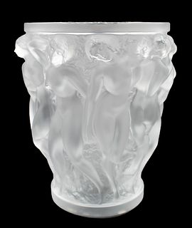 Lalique Bacchantes Neoclassical Vase