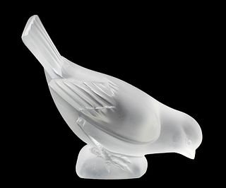 Lalique French Crystal Bird Paperweight