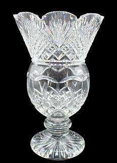 Waterford Crystal Footed Vase