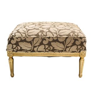 French Upholstered Foot Stool