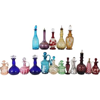 Collection of (17) Glass Decanters