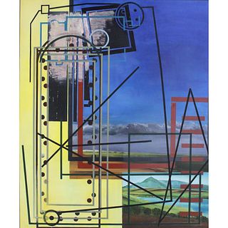 Steve Jaffe (1942-2009) American, Oil/Canvas