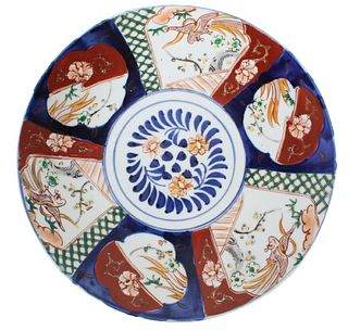 Japanese Imari Decorated Porcelain Charger