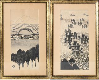 Pair of Japanese Woodblock Prints
