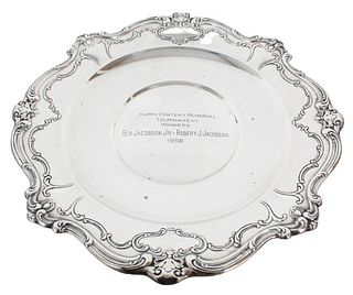 Gorham Sterling Silver Commemorative Platter 23OZT