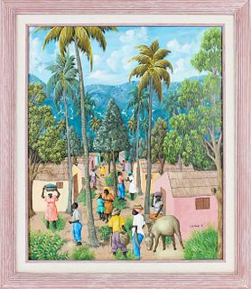 L.Y. Alaby (20th C) Haitian, Oil on Canvas