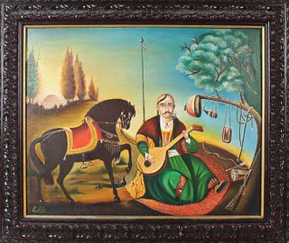 Eugeney Levchenko (b 1939) Ukrainian, Oil/Canvas