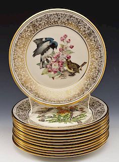 12 Lenox Boehm Ltd Ed Bird Plates