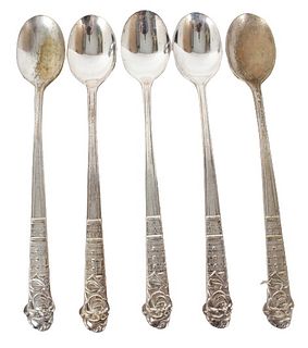 Collection of (5) Howdy Doody Silver Plated Spoons