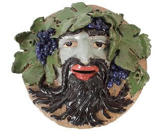 Pamela Temple (American Contemporary) Ceramic Mask