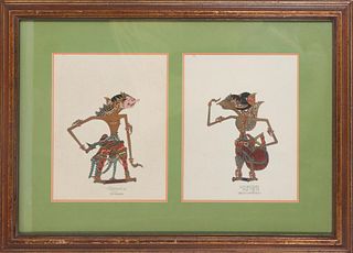Antique Javanese Prints Tjitraksa & Drestadyeomna