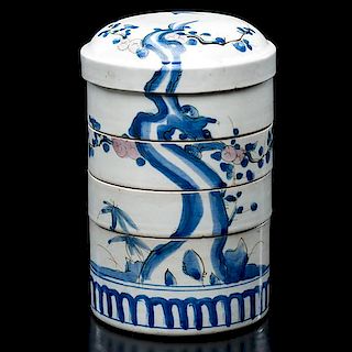 Chinese Porcelain Stack Pot 