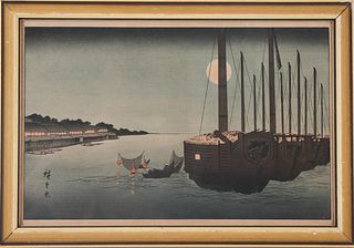 Japanese Woodblock Print Ando Hiroshige