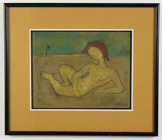 BOTELLO, FRAMED IMAGE OF A NUDE SUBJECT