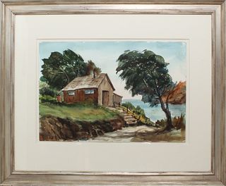 Louis Dessauer (American 1893-1987) Watercolor