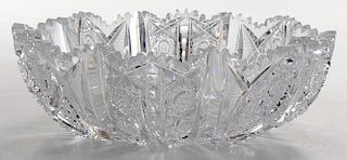 J. Hoare Brilliant Period Cut Glass Bowl