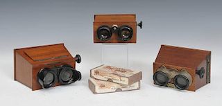 Group of Three Stereoscopic Viewers