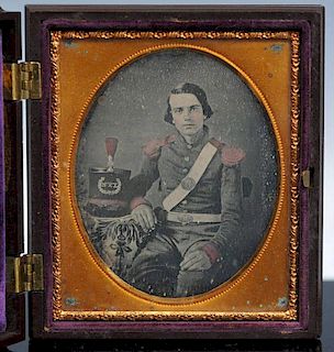 Daguerreotype of a NY Regimental Soldier