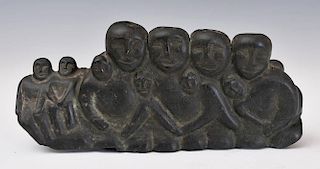 Inuit Carved Soap Stone Figural Group