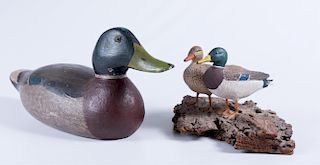 Hays Duck Decoy & Carved Ducks Group