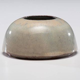 Chinese Pottery Inkwell 