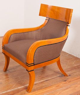 Upholstered Biedermeier Style Chair