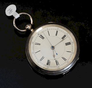 English Silver Pocket Watch
