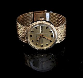 14k Gold Le Gant Man's Wrist Watch