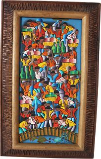 E. Laurent Casimir (Haitian 1928-1990) Painting