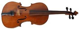 Old German Violin Labelled Antonius Stradivarius