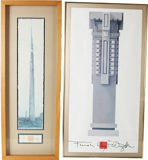 Frank Lloyd Wright Architectural Drawing Prints