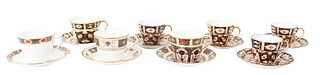 Royal Crown Derby Imari Porcelain Teacups & Saucer