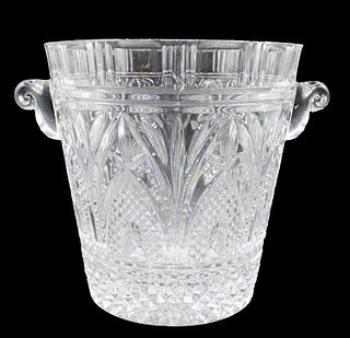Large Cut Crystal Ice Bucket
