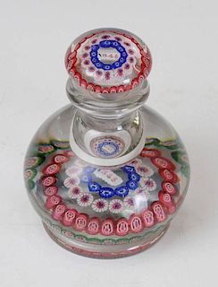 Millefiore Glass Cologne Bottle
